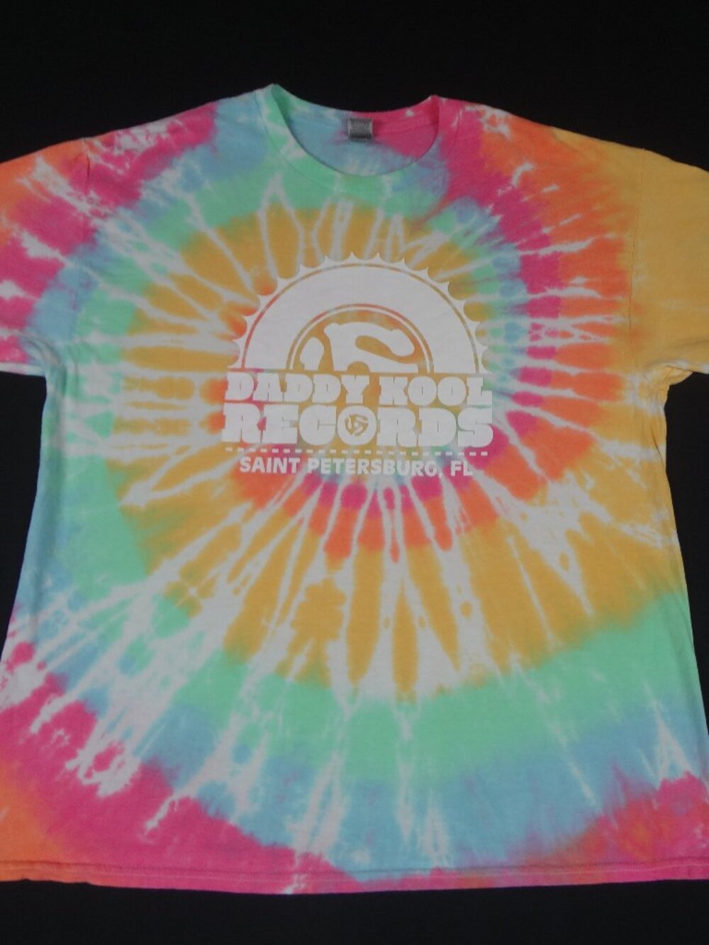 DADDY KOOL RECORDS ST PETERSBURGH FLORIDA XL TIE-DYE T-SHIRT L547